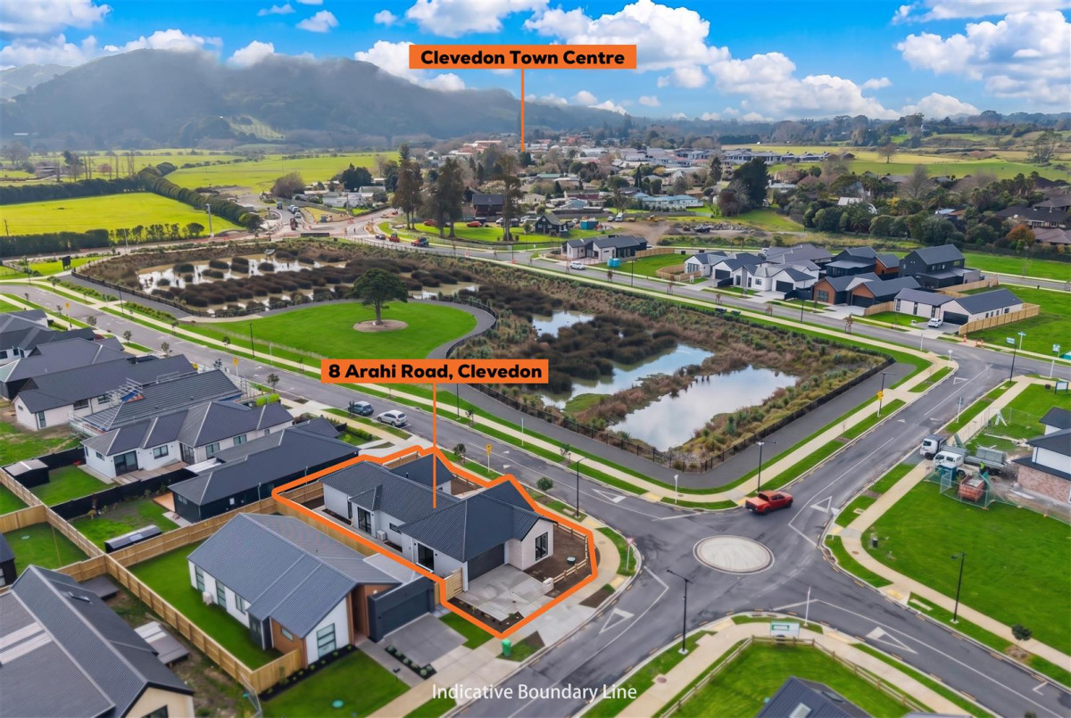 502m2 section, 175m2 Brandnew 4 beds 2.5 baths house with double garage, 8 Arahi Road, Clevedon, Auckland