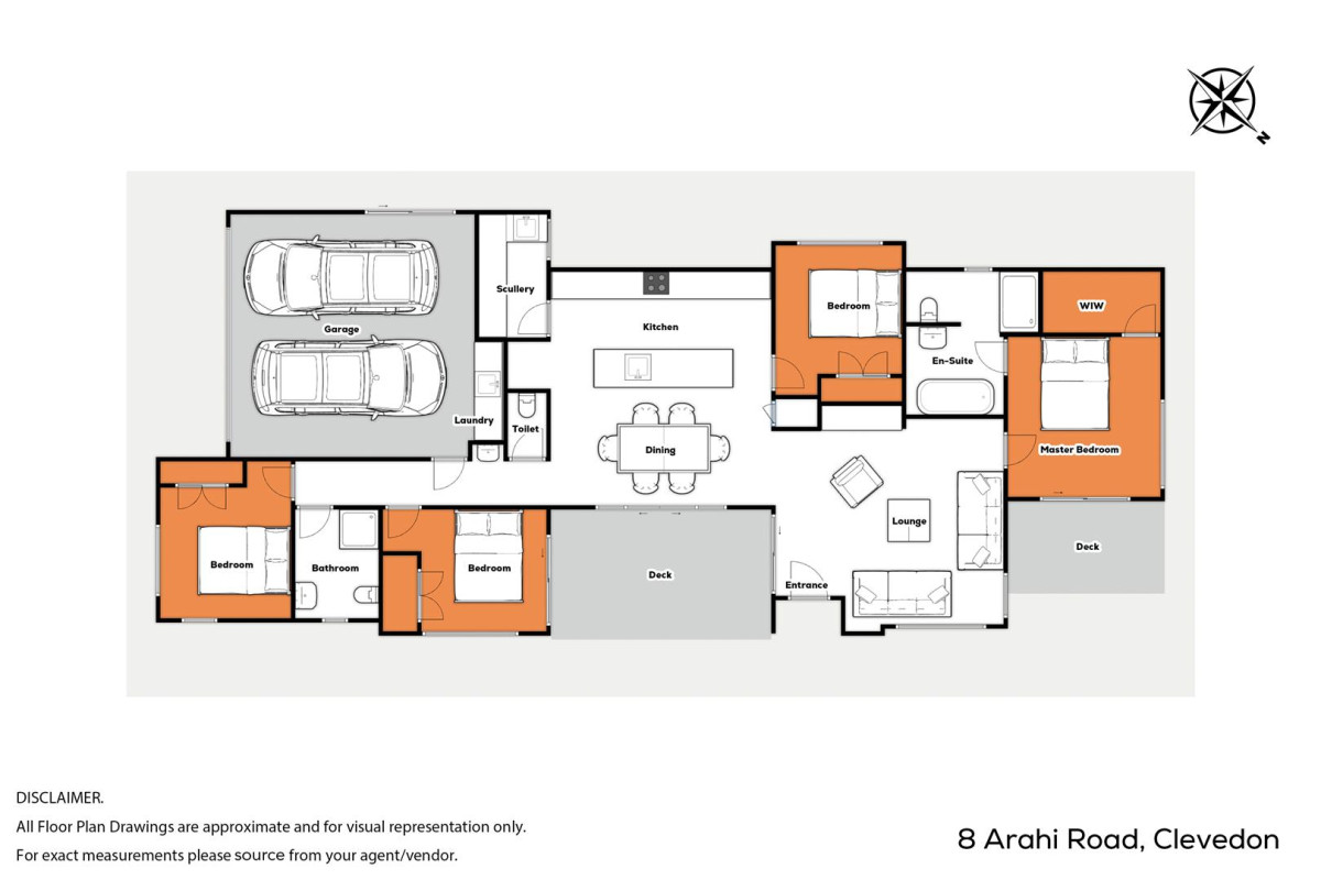 502m2 section, 175m2 Brandnew 4 beds 2.5 baths house with double garage, 8 Arahi Road, Clevedon, Auckland