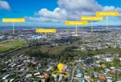817m2 section, 3 beds 1 bath house, Approx. 18.3m2 street frontage and multi off-street car parks, 8 Chorley Avenue Massey, Auckland