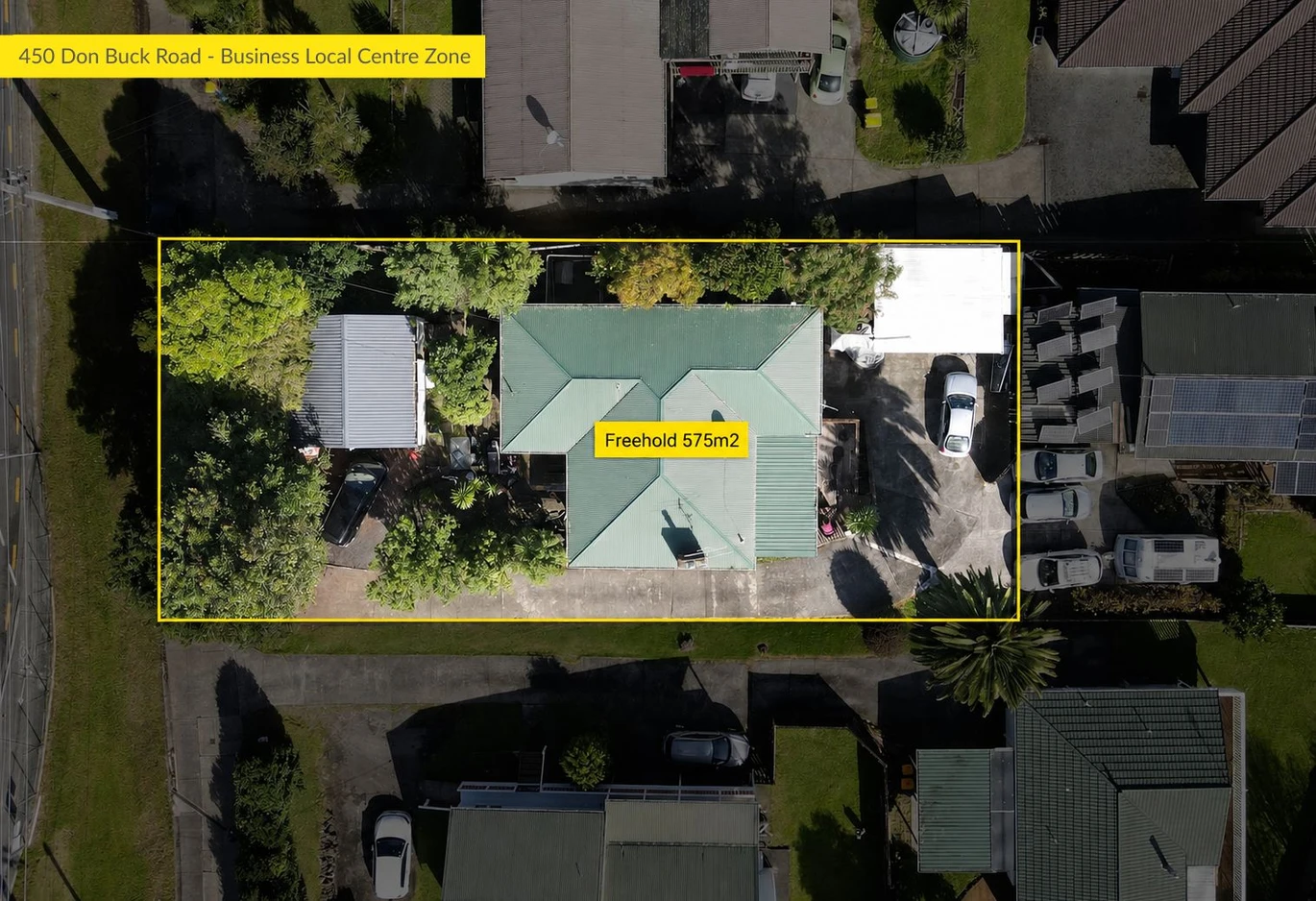 575m2 section on Local Centre zoning, 118m2 Brick 3 beds 2 baths house with carport and standalone double garage, Downstairs a massive rumpus room and Complete with an additional bathroom and laundry, 450 Don Buck Road Massey, Auckland