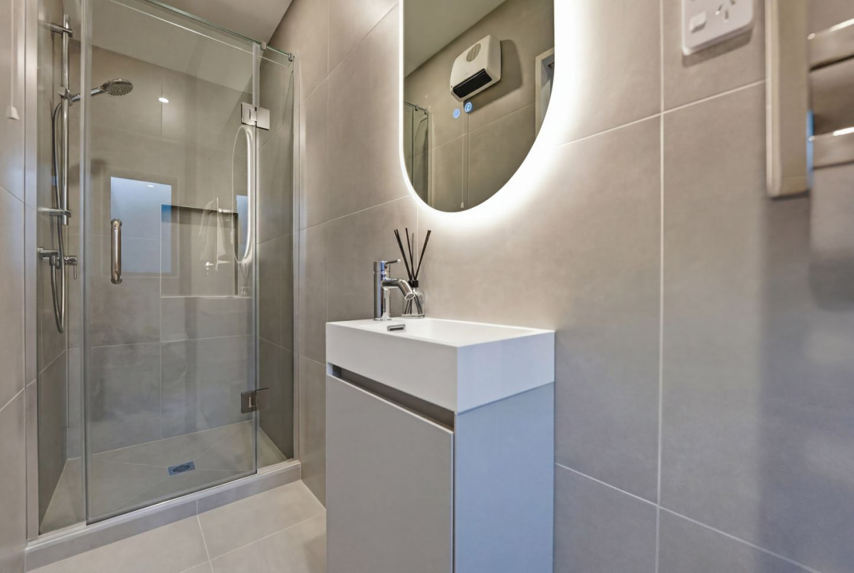 Elevated Living | Sky Tower Views | Westlake Zone, Brandnew freehold 3 beds 3.5 baths home with garage, 72B Sycamore Drive, Sunnynook, Auckland