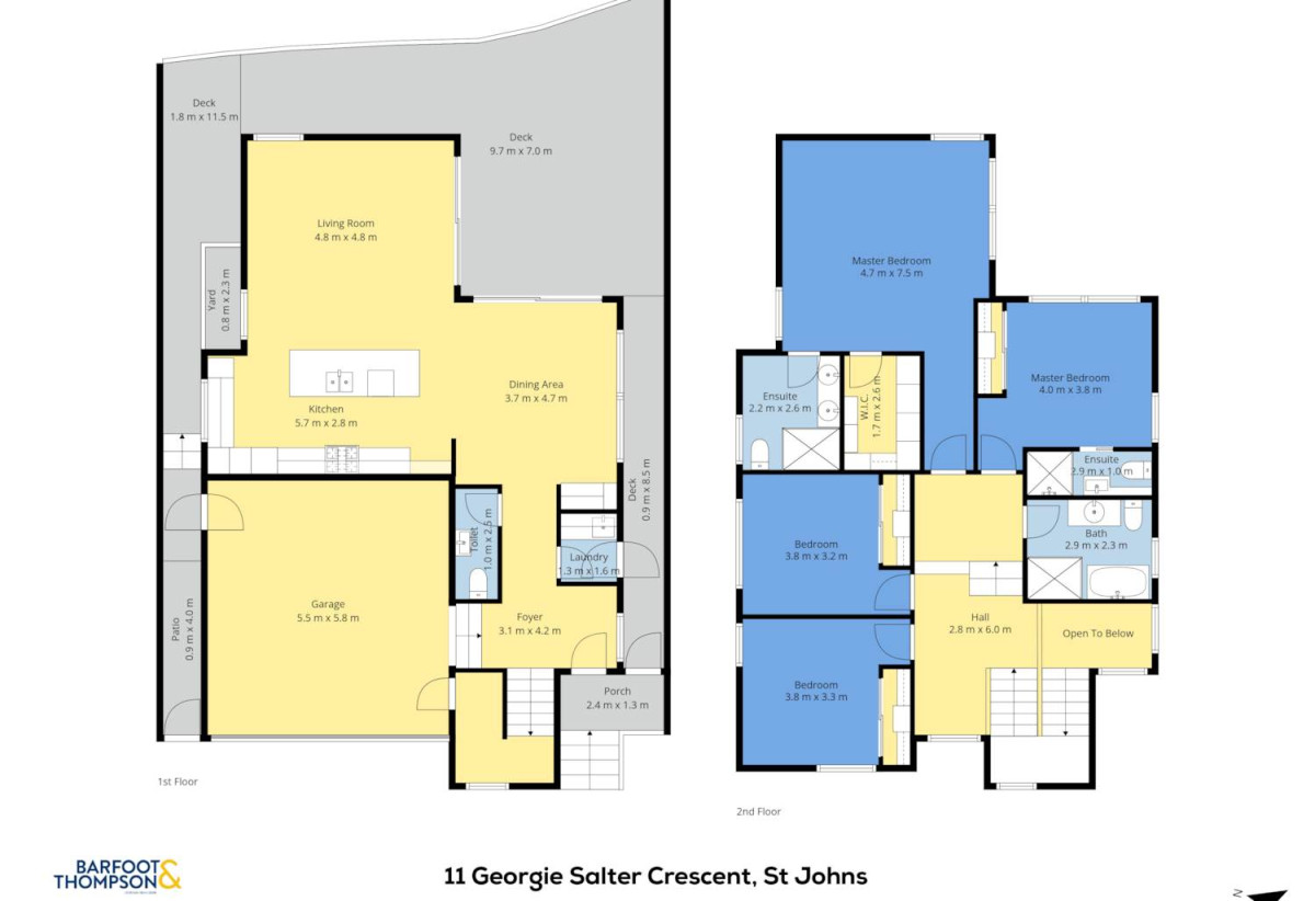10-Year Builder Warranty, 4 beds 3.5 baths house with double garage, 11 Georgie Salter Crescent, St Johns, Auckland