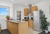With three balconies in total, 2 beds 1 bath modern two-level apartment with 1 car park, next to Barry Curtis Park and the Fo Guang Shan Temple, 16/63 Kestev Drive, Flat Bush, Auckland