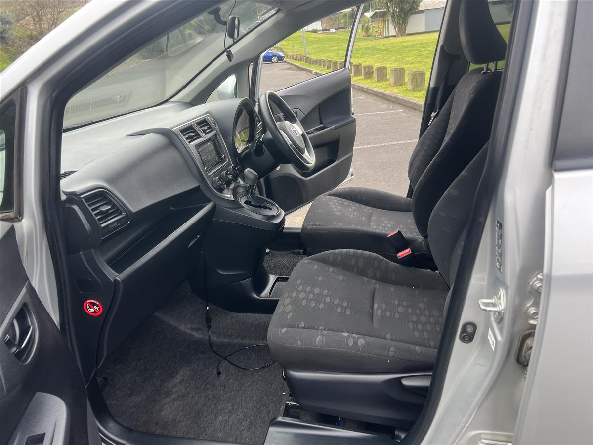 2012 Toyota Ractis /CURRENT WOF AND REGO Hatchback Automatic, 5 seats, Silver, Petrol, 1,320 cc, 57,800 km