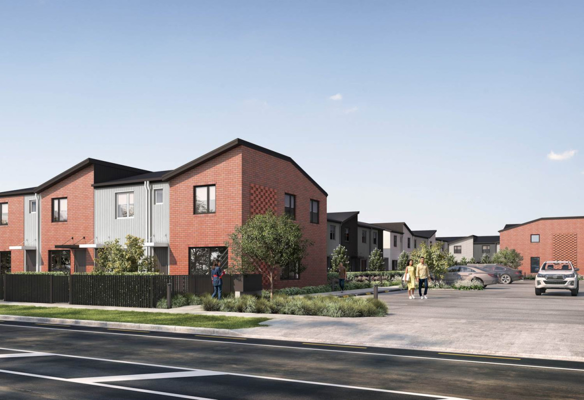 32 Brandnew homes, Flexible Layouts: Choose from 2-bed/1-bath, 2-bed/2-bath, or spacious 3-bed/2-bath designs, Every home includes one dedicated off-street parking, Lots 1-32/48 Tennessee Avenue, Mangere East, Auckland