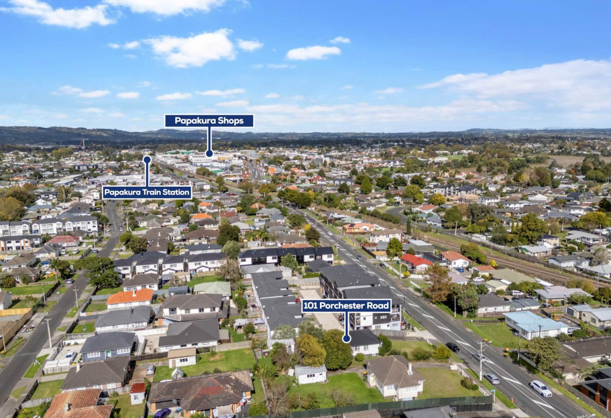 706m2 section, 3 beds 1 bath house with garage, currently rented for $750 per week, 101 Porchester Road, Papakura, Auckland