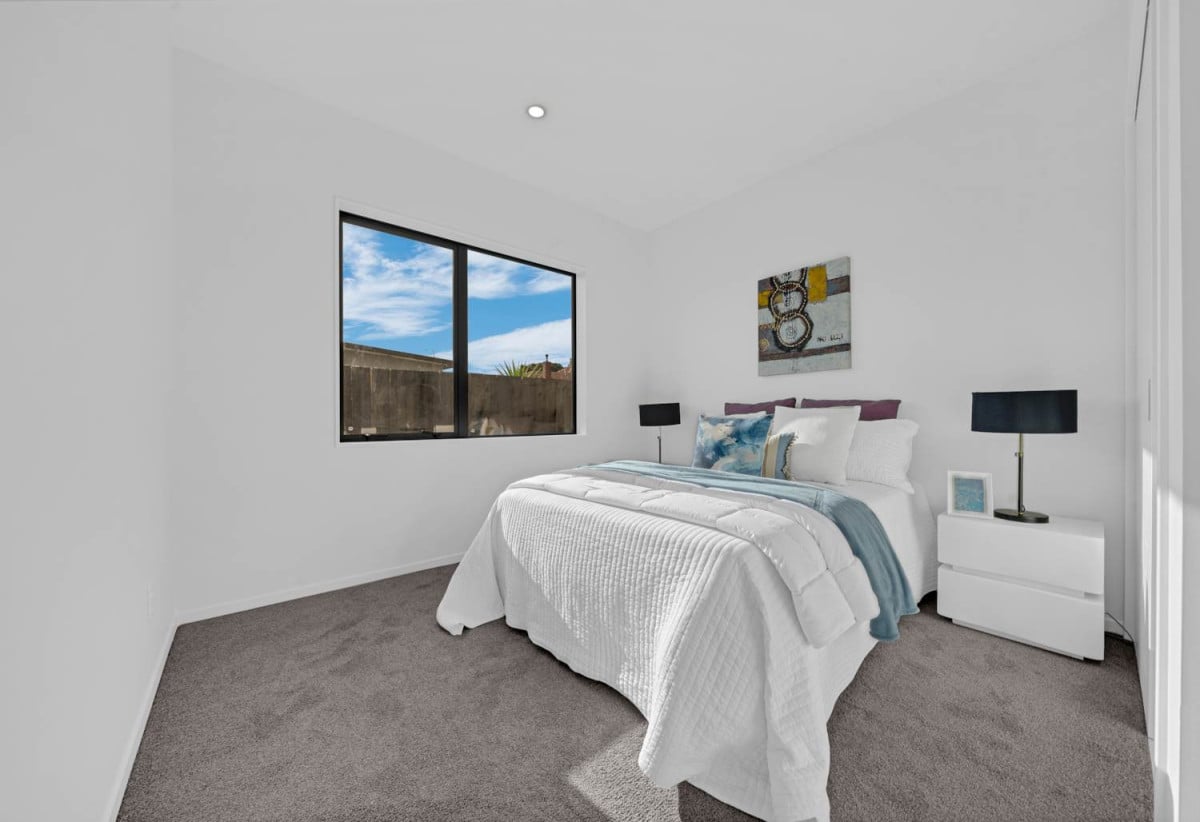 2 kitchens, 185m2 Brandnew 5 beds 3 baths home with double garage and 1 bed granny, 2/107 Fitzroy Street, Papatoetoe, Auckland