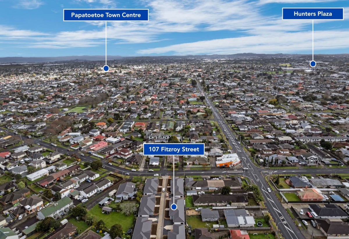 2 kitchens, 185m2 Brandnew 5 beds 3 baths home with double garage and 1 bed granny, 2/107 Fitzroy Street, Papatoetoe, Auckland