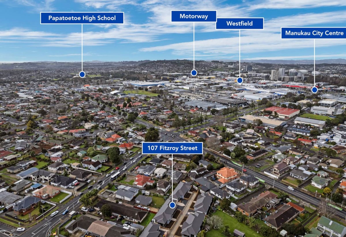 2 kitchens, 185m2 Brandnew 5 beds 3 baths home with double garage and 1 bed granny, 2/107 Fitzroy Street, Papatoetoe, Auckland