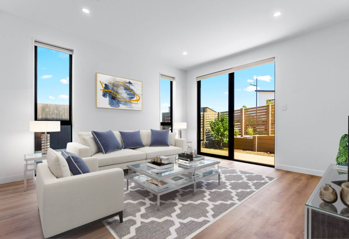 Urgent Sale – Motivated Vendor Says Sell, Striking dark charcoal brick exterior, Brandnew 3 beds + study 3 baths home with garage, Lot 2-5/135 Leybourne Circle, Glen Innes, Auckland