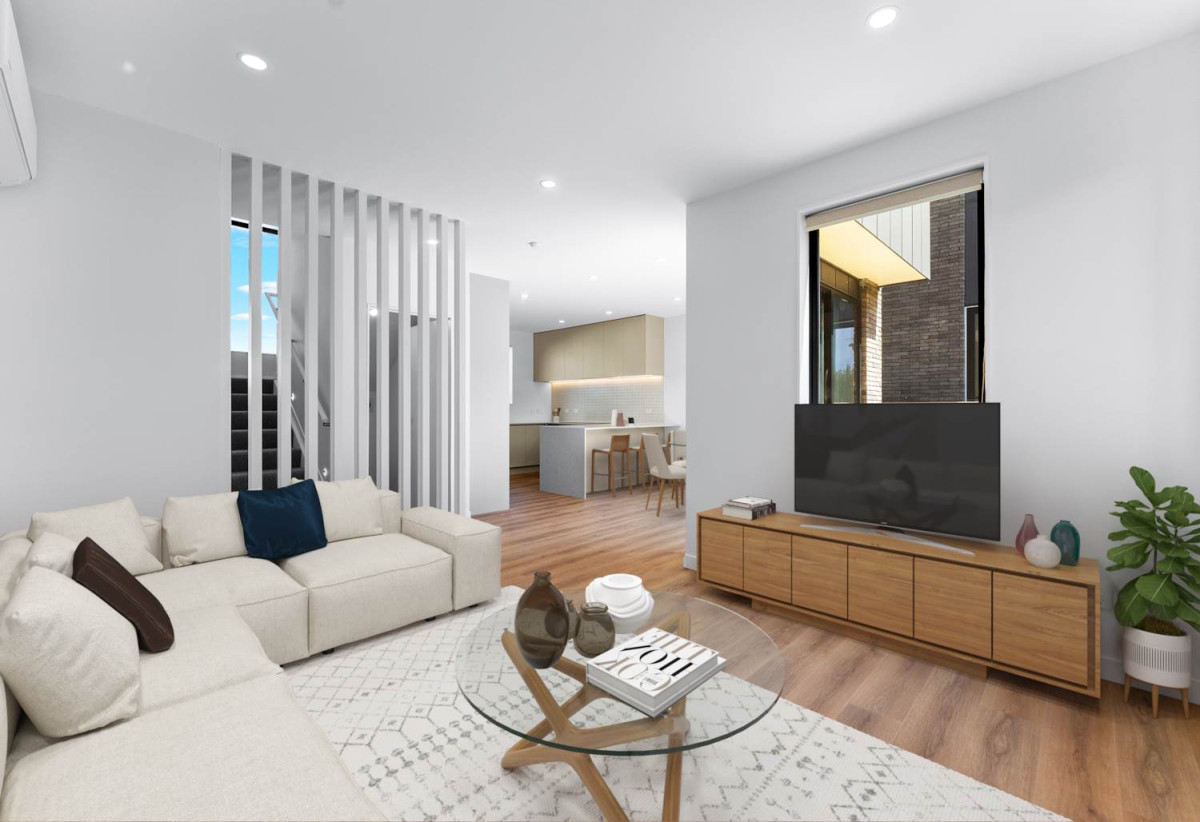 Urgent Sale – Motivated Vendor Says Sell, Striking dark charcoal brick exterior, Brandnew 3 beds + study 3 baths home with garage, Lot 2-5/135 Leybourne Circle, Glen Innes, Auckland