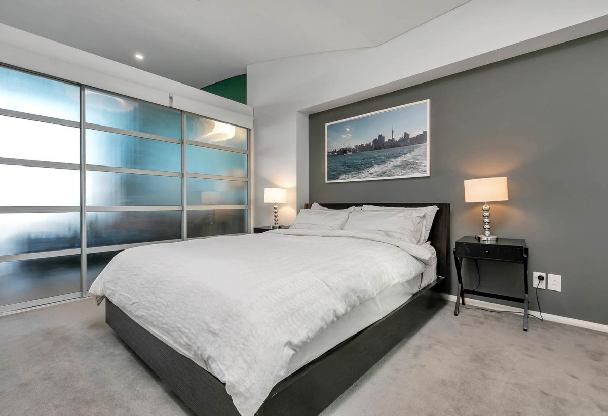 Auckland Girls’ Grammar School zone, Penthouse living at Princes Wharf, 85m2 Leasehold 1 bed 1 bath apartment with secure carpark at Shed 20, plus a large balcony offering harbour views, 48A/139 Quay Street, City Centre, Auckland