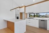 Striking three-level 4 beds (1 ensuite) 2.5 baths house with double garage, a spectacular top-floor retreat that’s made for entertaining. Throw open the doors to the elevated balcony overlooking the Warkworth Club, 35 Mamaku Lane, Warkworth, Auckland