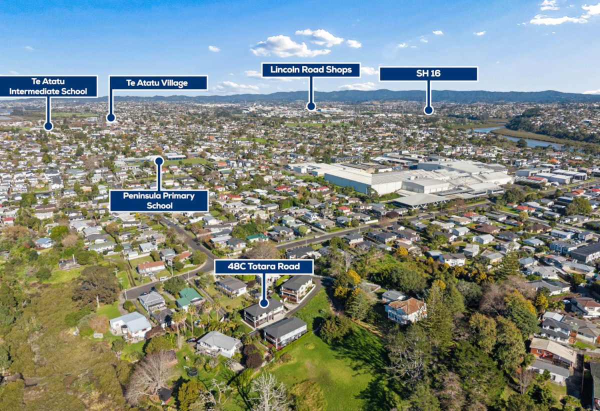 Motivated vendor, 500m2 section, Sea Views, Brick and weatherboard 5 beds (1ensuite) 3 baths house with double garage, 2 beds 1 bath ground floor, 48C Totara Road, Te Atatu Peninsula, Auckland