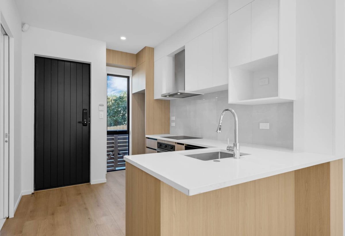 Brandnew freehold 2 beds 1.5 baths home with car park, 0.6 km to Lincoln Heights School, Lot 5/54 Donovan Avenue, Massey, Auckland