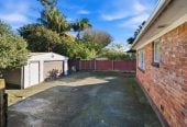 825sqm Freehold with 16m Road Frontage, Brick and tile 3 beds 1 bath house with standalone double garage, 38 Waimai Road, Weymouth, Auckland