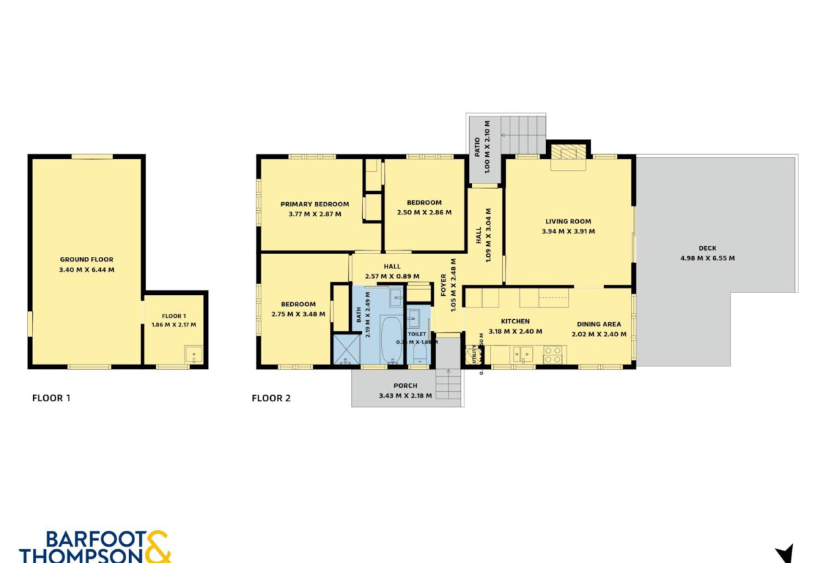 3 beds 1 bath house with Garden and Garage, The enchanting walkways to Heron Park and Oakley Reserve are meters from your front door, 1602A Great North Road, Waterview, Auckland