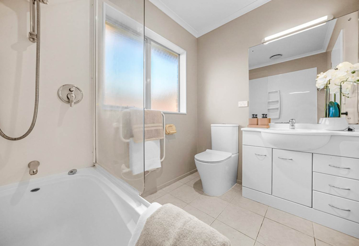 Massey High School zone, 450m2 section, Brick and tile 3 beds 2 baths house with double garage, 34 Rush Creek Drive, Westgate, Auckland