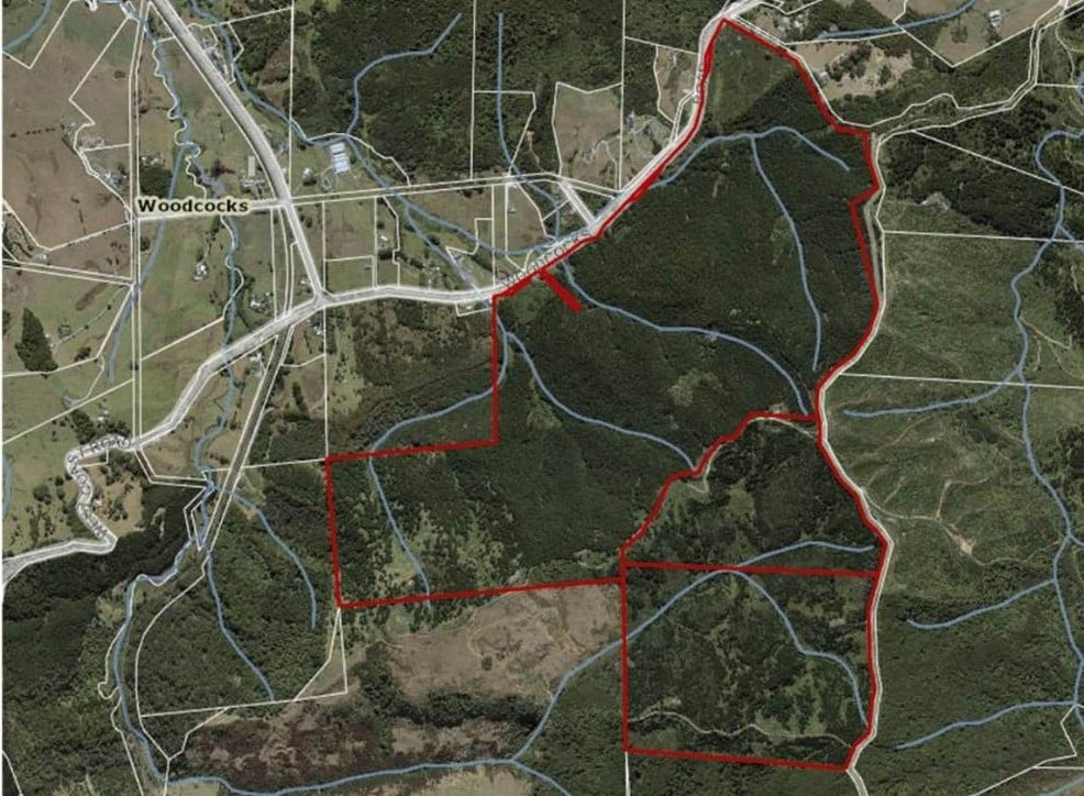 200 hectare (more or less) landholding on 6 separate titles Land Holding In Warkworth, Concept plan for 24 lots lifestyle blocks subdivision plan on the northern part of land (133.9047ha), Approx 70 hectares remains with 15 yrs radius pine & various excellent building sites, 1033-1149 Woodcocks Road, Warkworth, Auckland