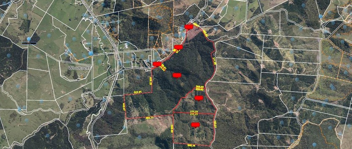 200 hectare (more or less) landholding on 6 separate titles Land Holding In Warkworth, Concept plan for 24 lots lifestyle blocks subdivision plan on the northern part of land (133.9047ha), Approx 70 hectares remains with 15 yrs radius pine & various excellent building sites, 1033-1149 Woodcocks Road, Warkworth, Auckland
