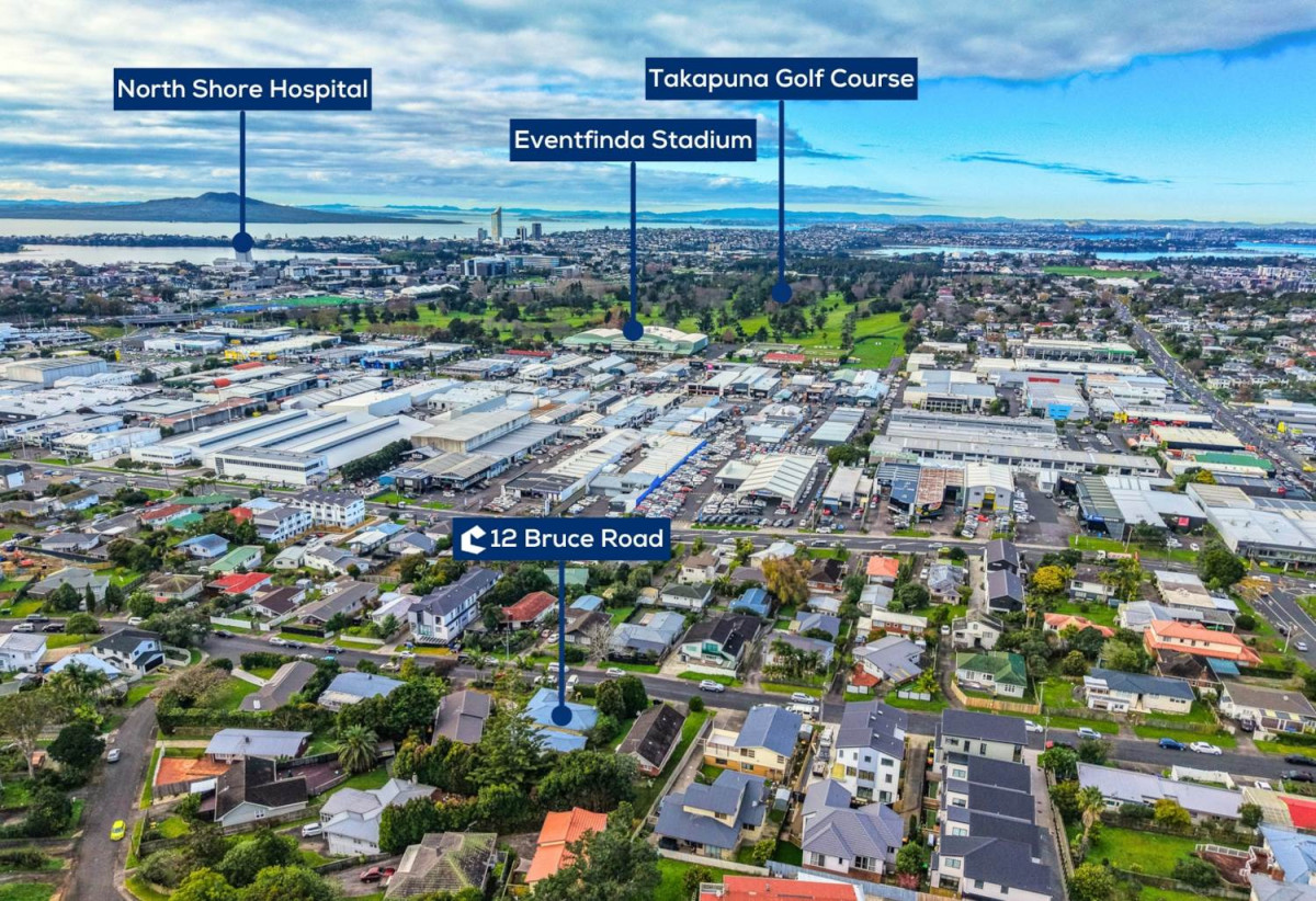 Double Westlake school zone, 675m2 section, 8 beds 2.5 baths house, a tandem double garage for 2 cars, 12 Bruce Road, Glenfield, Auckland