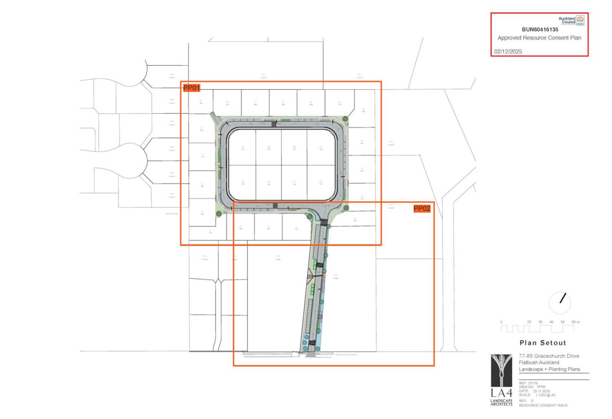 Botany Downs Secondary College zone, Large Freehold Sections in Prestigious Flat Bush, with generous land sizes ranging from 480sqm to 778sqm (mol). Lot 14/77-85 Gracechurch Drive, Flat Bush, Auckland