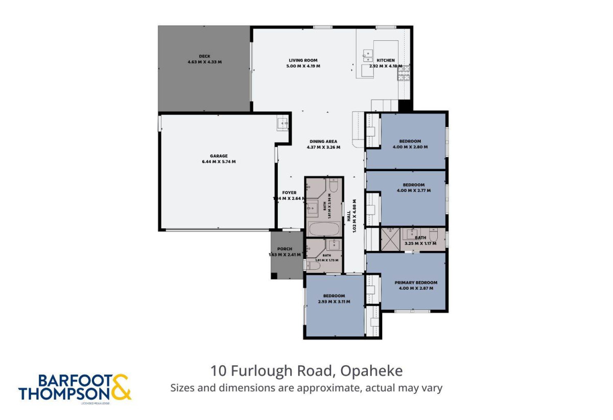 4 beds (2 ensuites) 3 baths house with double garage, 0.7 km to Opaheke School, 10 Furlough Road, Opaheke, Auckland