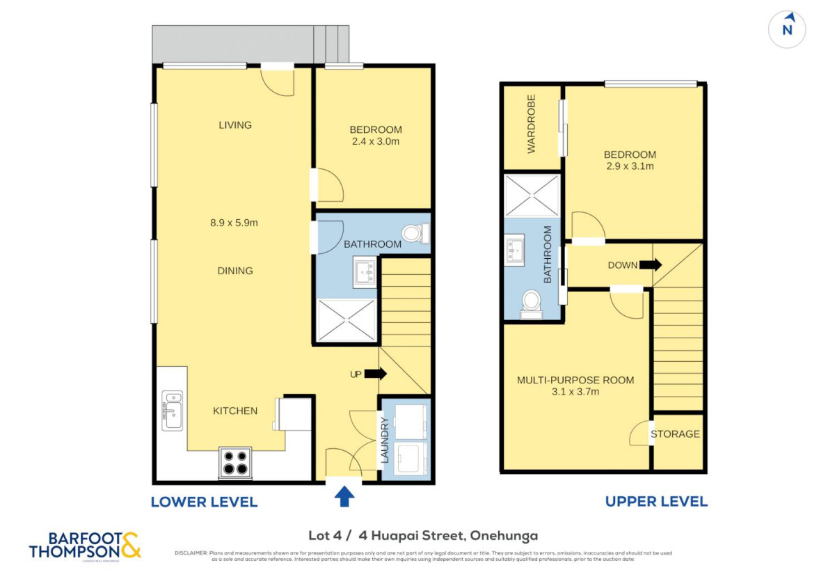 Brandnew 3 beds 2 baths home with car park, 0.9 km to Onehunga Primary School, 4C Huapai Street, Onehunga, Auckland