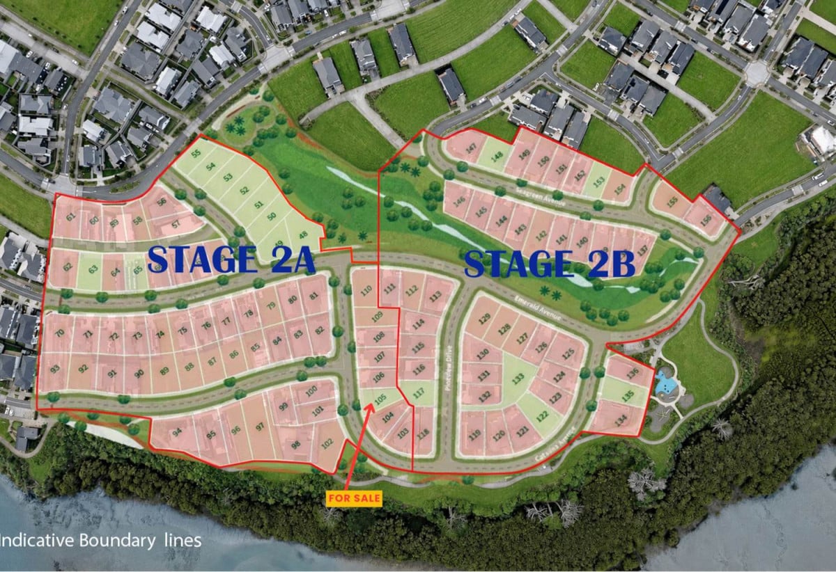 361m2 section, Build Your Dream Waterfront Lifestyle at Karaka, Lot 105/11 Catalina Avenue, Karaka, Auckland