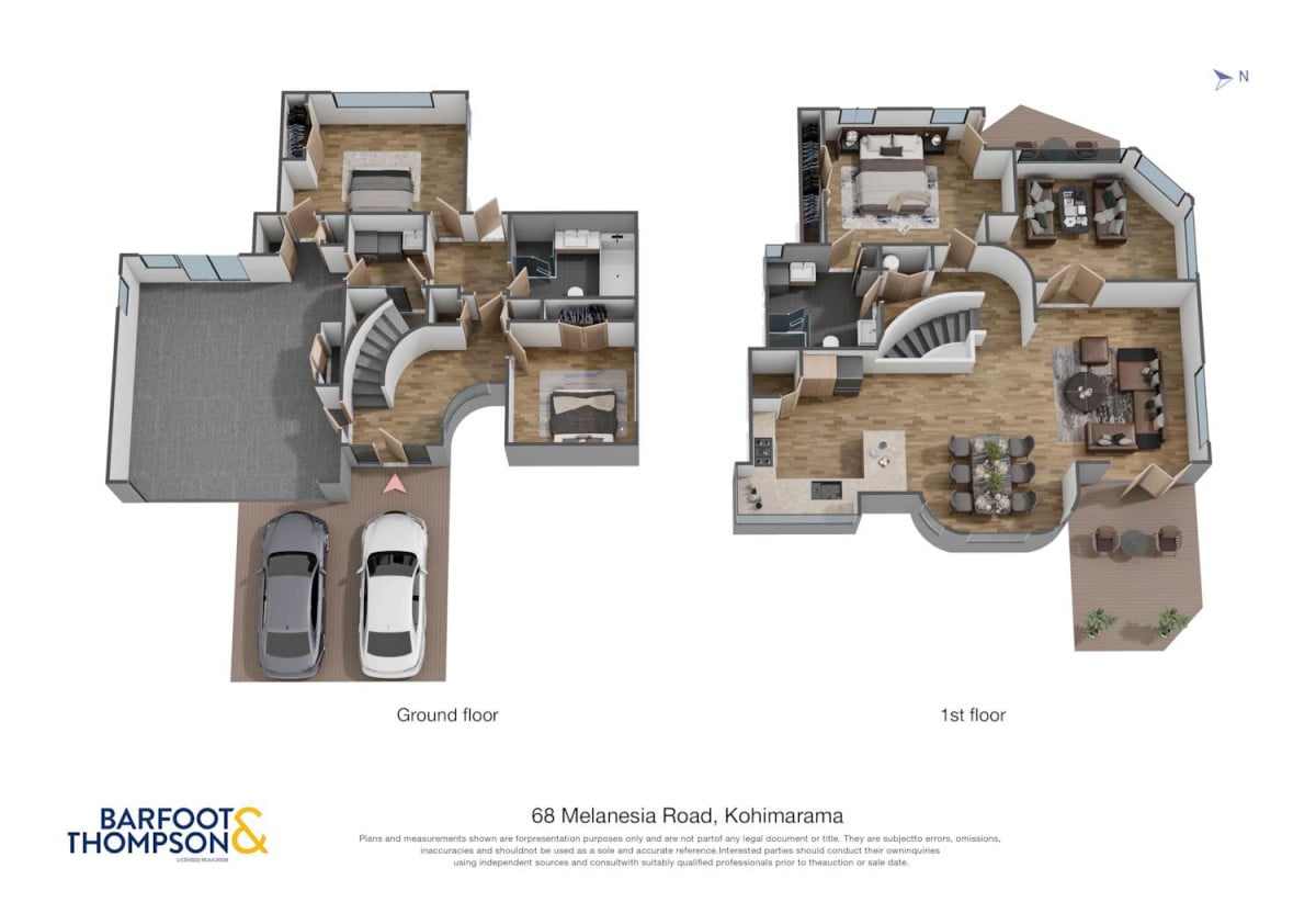 373m2 section, Standalone 3 beds 2 baths house with double garage, 68 Melanesia Road, Kohimarama, Auckland