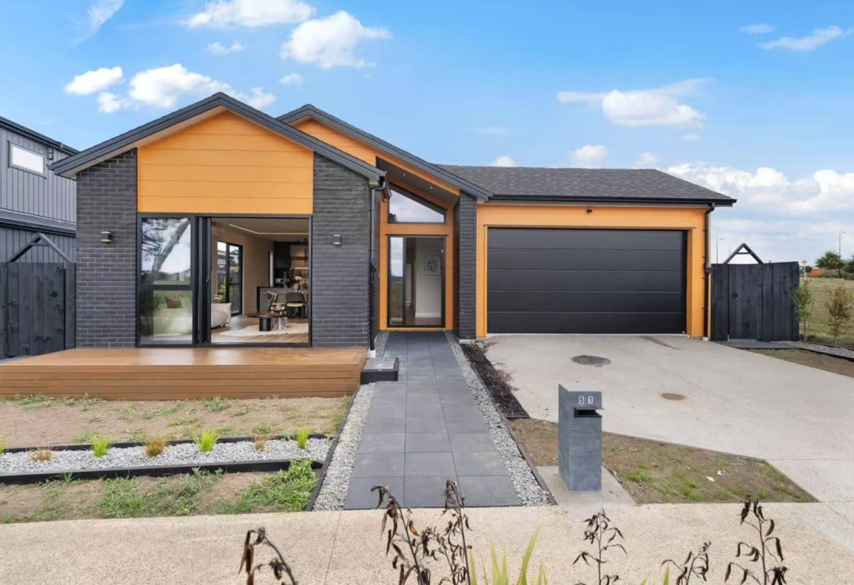 With views across a peaceful bush reserve, 5 beds (2 ensuites) 3 baths house with double garage, Crafted from premium James Hardie and brick, 51 Emerald Avenue, Karaka, Auckland