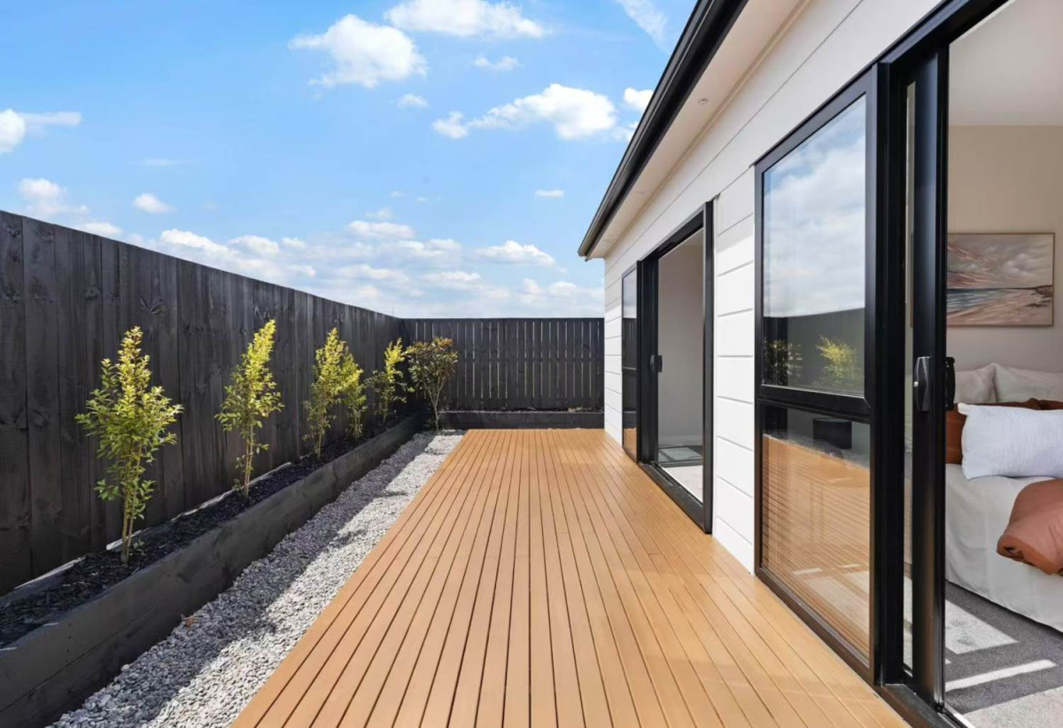 With views across a peaceful bush reserve, 5 beds (2 ensuites) 3 baths house with double garage, Crafted from premium James Hardie and brick, 51 Emerald Avenue, Karaka, Auckland