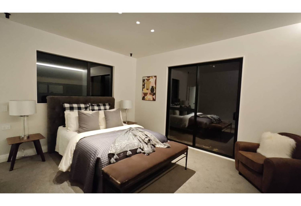 With views across a peaceful bush reserve, 5 beds (2 ensuites) 3 baths house with double garage, Crafted from premium James Hardie and brick, 51 Emerald Avenue, Karaka, Auckland