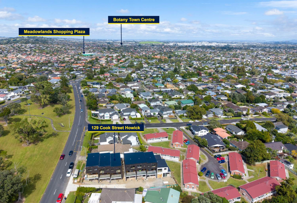 Unique two-level design, Brandnew 4 beds (1 ensuite) 3 baths home with garage, Ground floor bedroom and Semi-Ensuite for flexibility, 0.7 km to Howick College, Lot 7/129 Cook Street, Howick, Auckland