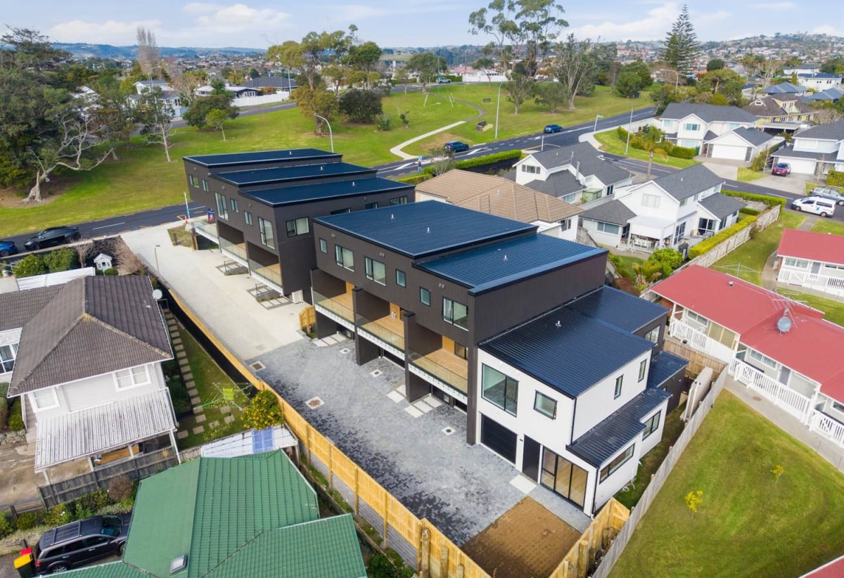 Unique two-level design, Brandnew 4 beds (1 ensuite) 3 baths home with garage, Ground floor bedroom and Semi-Ensuite for flexibility, 0.7 km to Howick College, Lot 7/129 Cook Street, Howick, Auckland