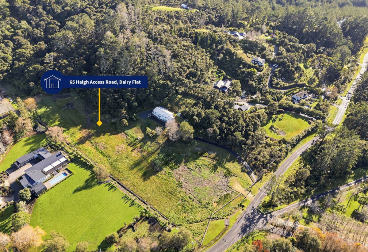 This spectacular north-facing, sunny 20552m2 Private Country Section – Your Dream Home Awaits, 65 Haigh Access Road, Dairy Flat, Auckland