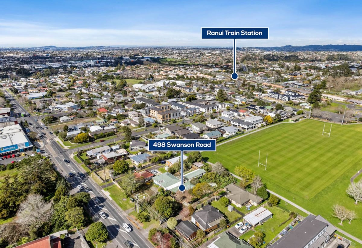 905m2 section with RC approved for eight-unit townhouse, 3 beds 2 baths house with garage, 498 Swanson Road, Ranui, Auckland