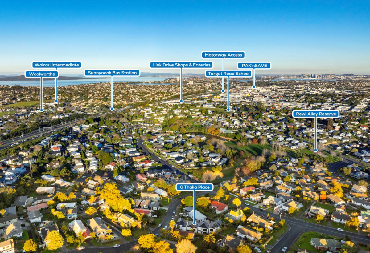 Brandnew standalone 3 beds 2.5 baths home with garage, 0.8 km to Target Road School, Lot 1/6 Thalia Place, Totara Vale, Auckland