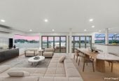 Unbeatable Views & Newly Renovated, 817m2 section, 3 beds + study 2 baths house with double garage, 825 East Coast Road, Browns Bay, Auckland