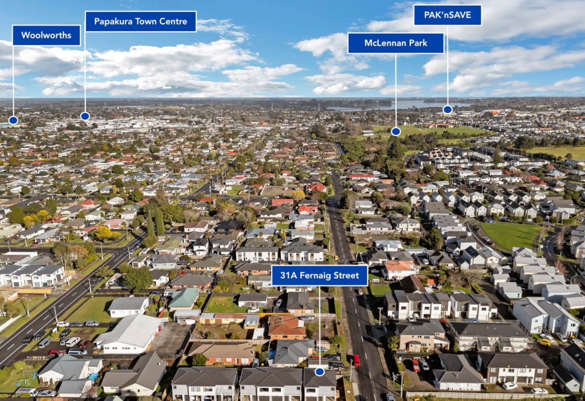 128m2 Brandnew 4 beds 3 baths home with garage, 1 bed 1 bath ground floor, Lot 1/31 Fernaig Street, Papakura, Auckland