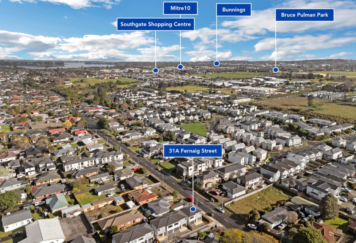 129m2 Brandnew freehold 4 beds 3 baths home with garage, 1 bed 1 bath ground floor, Lot 2/31 Fernaig Street, Papakura, Auckland