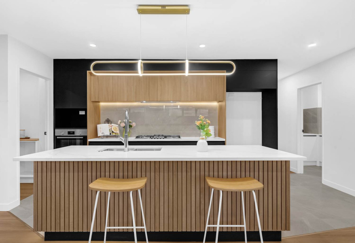2 kitchens, 5 beds 3.5 baths house with double garage, A versatile self-contained accommodation wing with its own living area, 1 bed, 1 bath and private external entrance, 61 Rongoa Maori Way, Pukekohe, Auckland