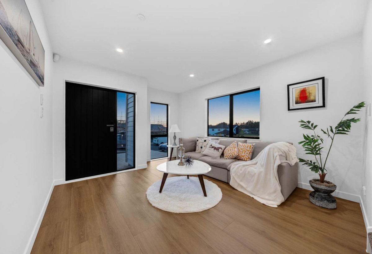 2 kitchens, 5 beds 3.5 baths house with double garage, A versatile self-contained accommodation wing with its own living area, 1 bed, 1 bath and private external entrance, 61 Rongoa Maori Way, Pukekohe, Auckland