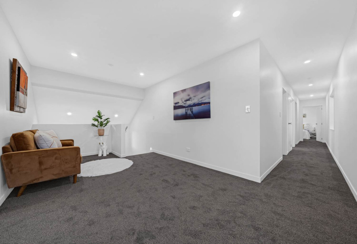 2 kitchens, 5 beds 3.5 baths house with double garage, A versatile self-contained accommodation wing with its own living area, 1 bed, 1 bath and private external entrance, 61 Rongoa Maori Way, Pukekohe, Auckland