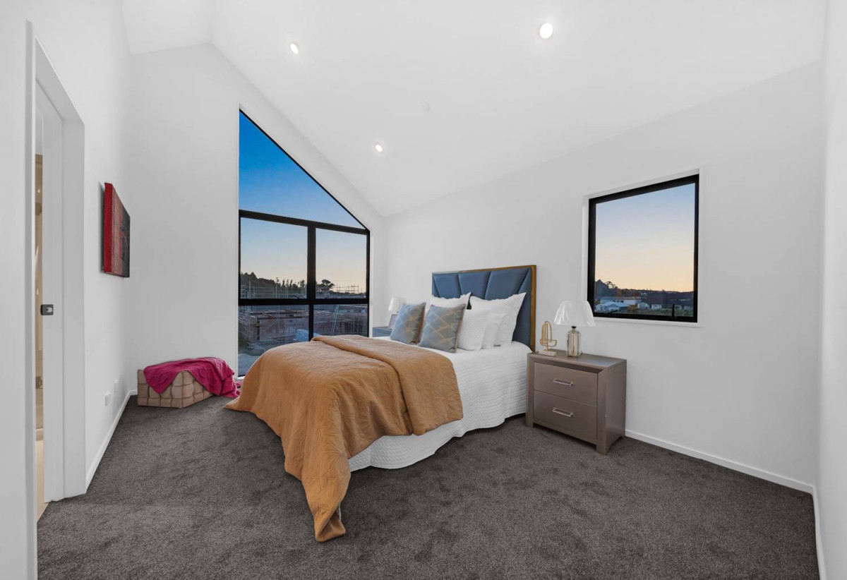 2 kitchens, 5 beds 3.5 baths house with double garage, A versatile self-contained accommodation wing with its own living area, 1 bed, 1 bath and private external entrance, 61 Rongoa Maori Way, Pukekohe, Auckland