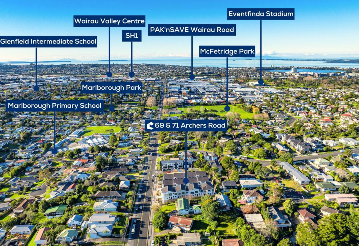 129m2 Brandnew freehold 3 beds 2.5 baths home with garage, 69 Archers Road, Glenfield, Auckland