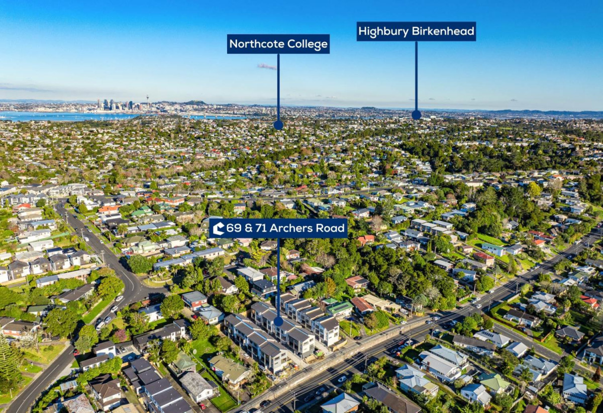 129m2 Brandnew freehold 3 beds 2.5 baths home with garage, 69 Archers Road, Glenfield, Auckland