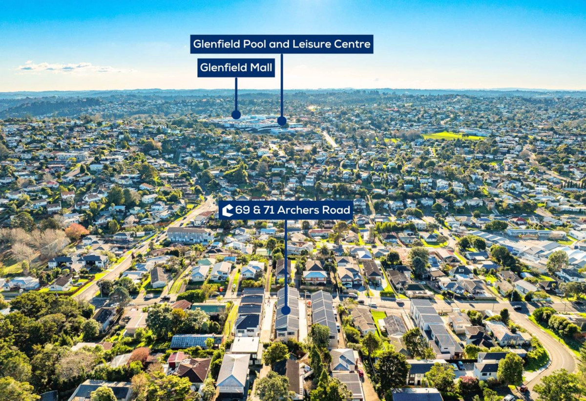 129m2 Brandnew freehold 3 beds 2.5 baths home with garage, 69 Archers Road, Glenfield, Auckland