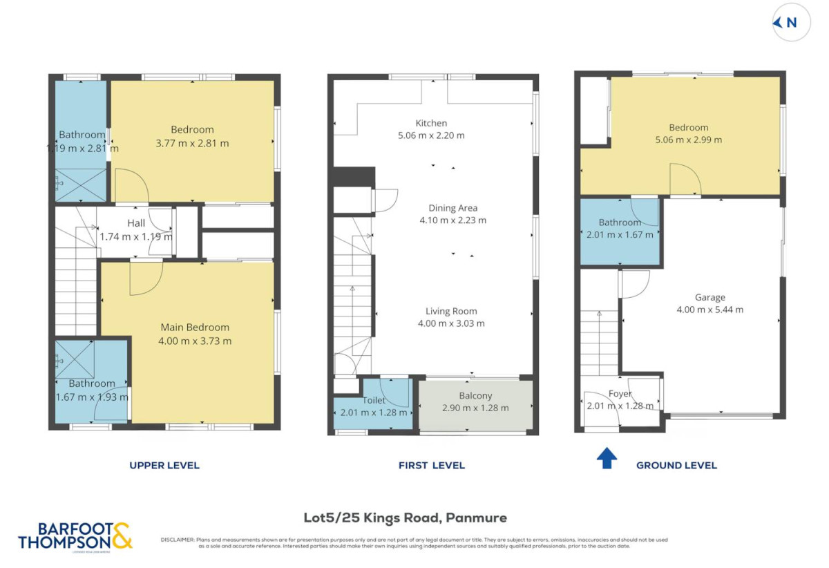 Brandnew freehold 3 beds (3 ensuites) 3.5 baths home with garage, No Body Corporate Fees, Lots 1-5/25 Kings Road, Panmure, Auckland