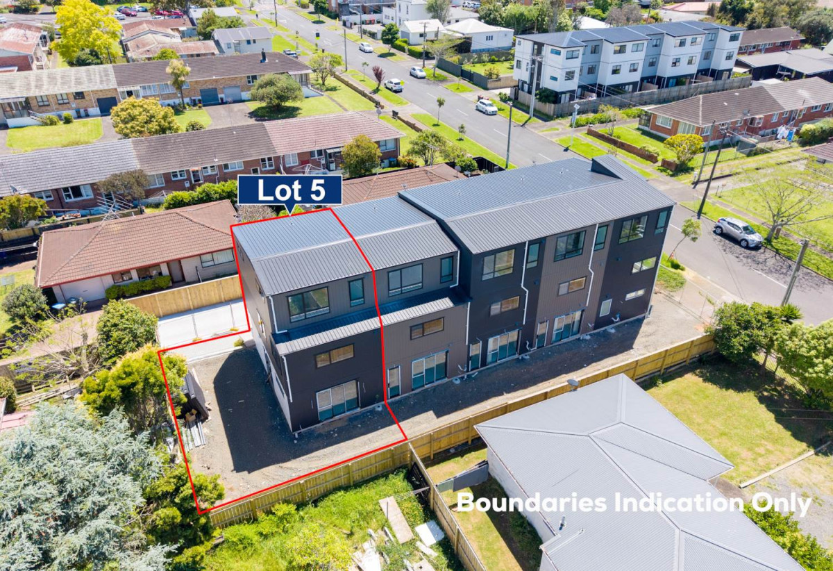 Brandnew freehold 3 beds (3 ensuites) 3.5 baths home with garage, No Body Corporate Fees, Lots 1-5/25 Kings Road, Panmure, Auckland